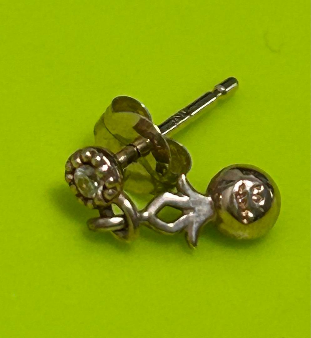 アガット agete 10k ピアス ダイア