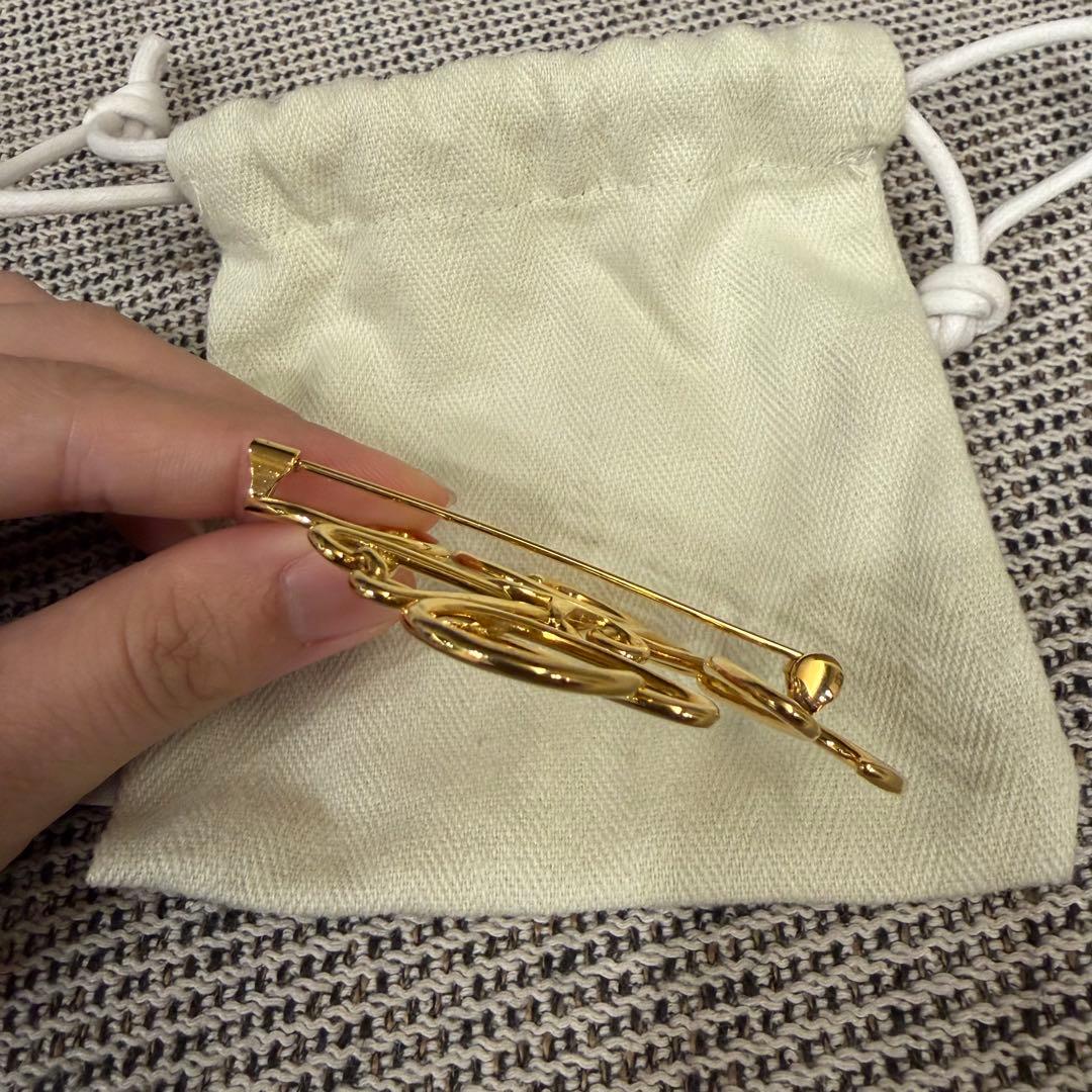 [美品！だけど訳あり！]LOEWE ロエベ　ブローチ