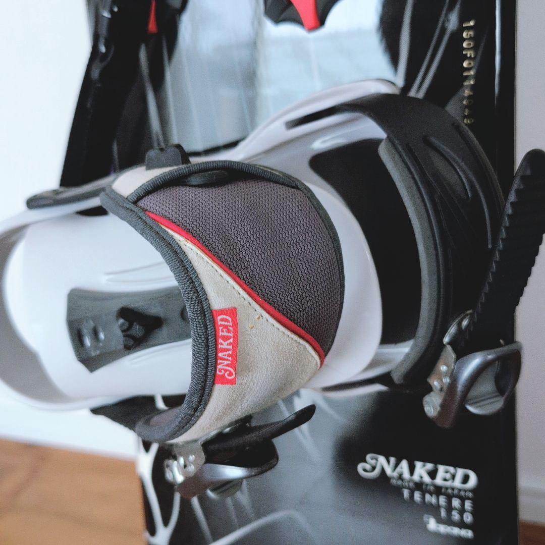 NAKED スノーボード板 ビンディングセット 150cm ブラック