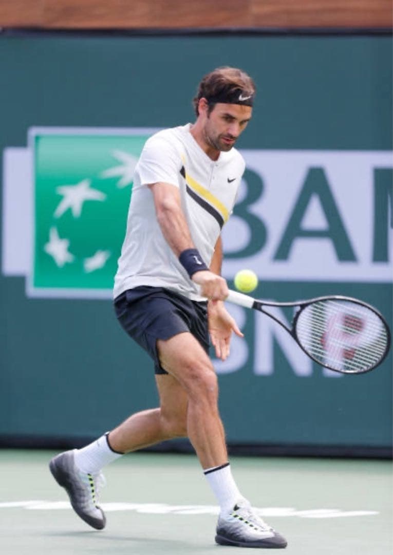 ナイキ フェデラー 2018 IW・マイアミ ポロ Sサイズ