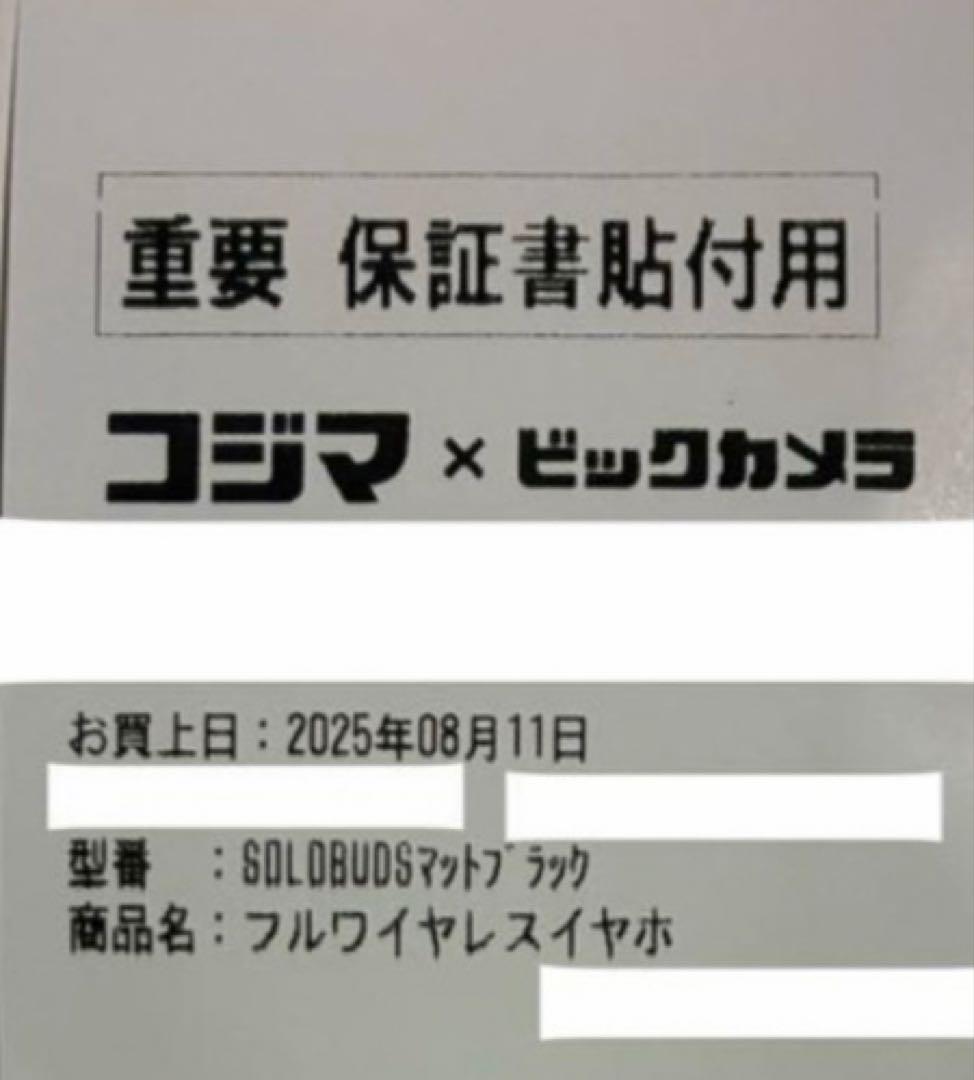 【新品未使用】Beats Solo Buds ブラック