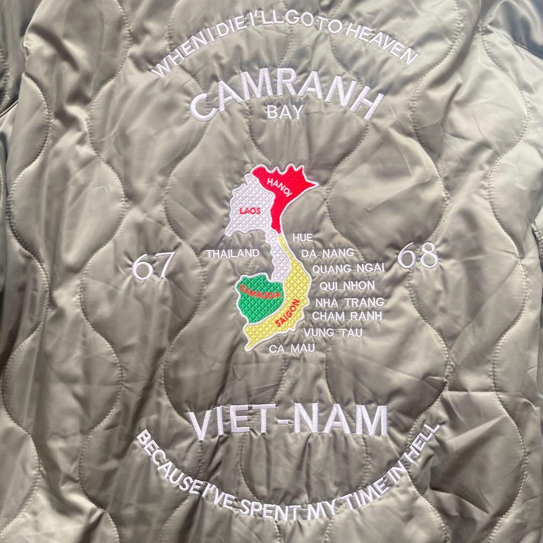 き*か様 【極美品】アンリラクシング 刺繍 スカジャン ベトジャン ジャケット