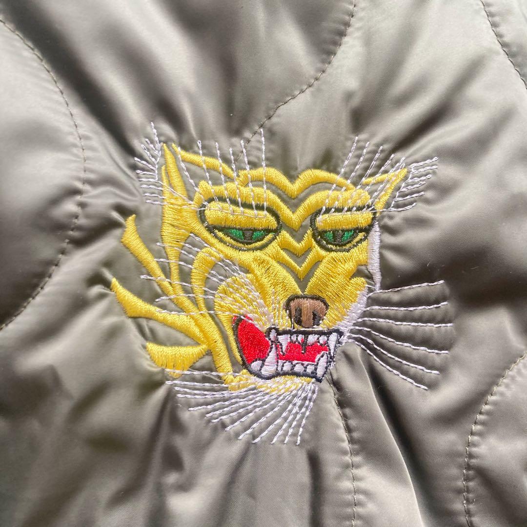 き*か様 【極美品】アンリラクシング 刺繍 スカジャン ベトジャン ジャケット