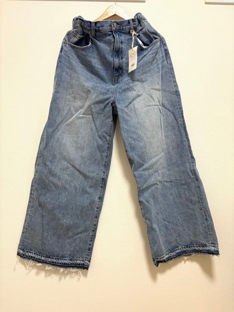 BLACK BY MOUSSY ウエストスクイーズデニム