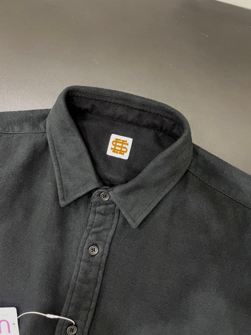 トップス SEESEE URBS BIG SHIRT WASHED NEL XXL