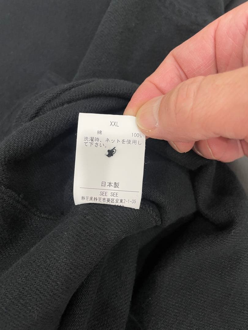 トップス SEESEE URBS BIG SHIRT WASHED NEL XXL