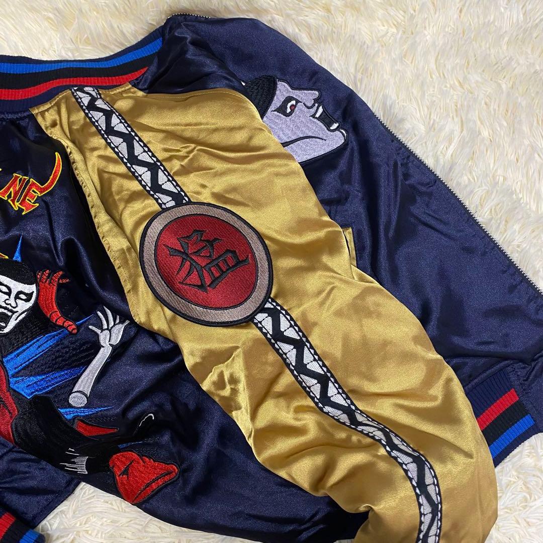 パンクドランカーズ スカジャン キン肉マン 美品 リバーシブル