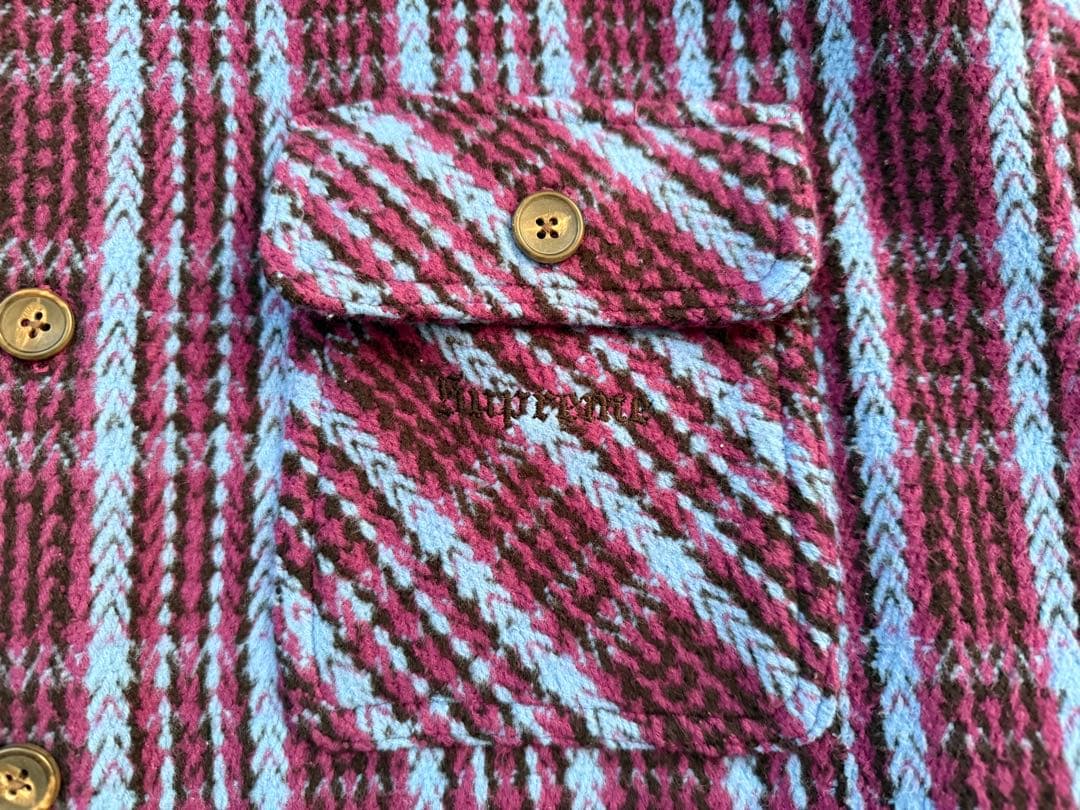 早い者勝ち！Supreme ヘビーネルシャツXL