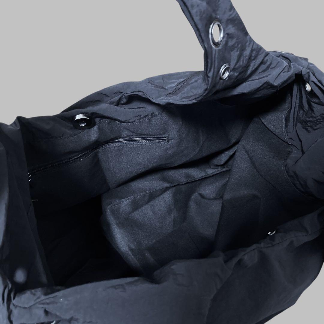 バッグ @zn EYELETS NYLON BAG (BLACK) 3085B
