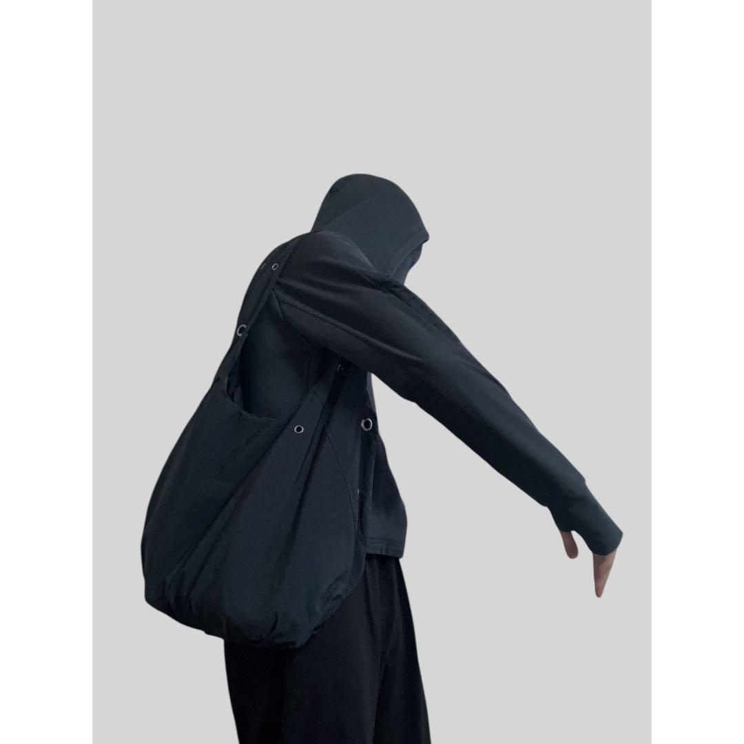 バッグ @zn EYELETS NYLON BAG (BLACK) 3085B