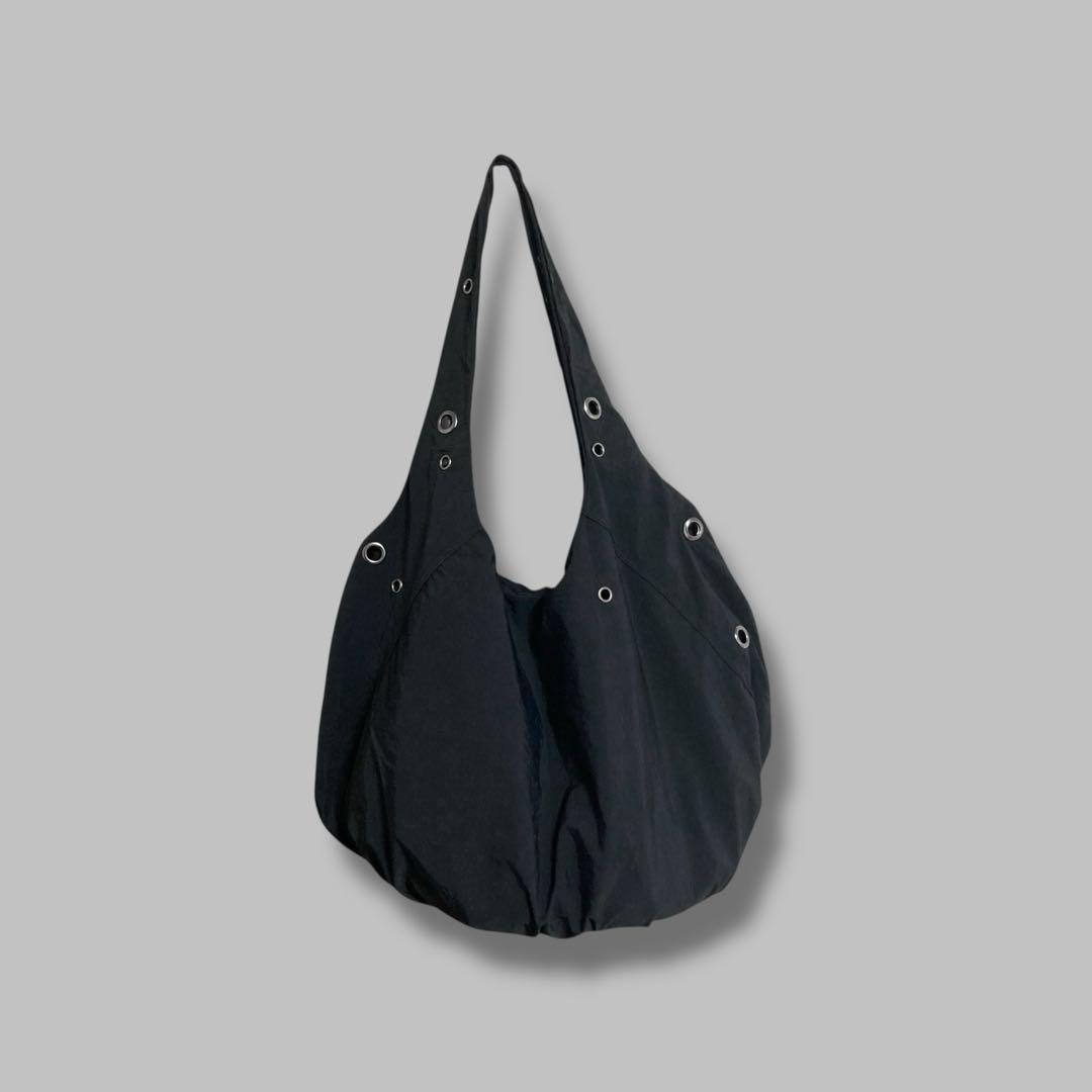 バッグ @zn EYELETS NYLON BAG (BLACK) 3085B