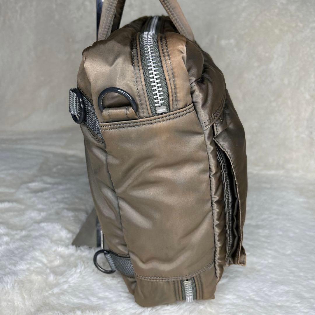 良品 PORTER ポーター タンカー 3way ブリーフケース　シルバーグレー