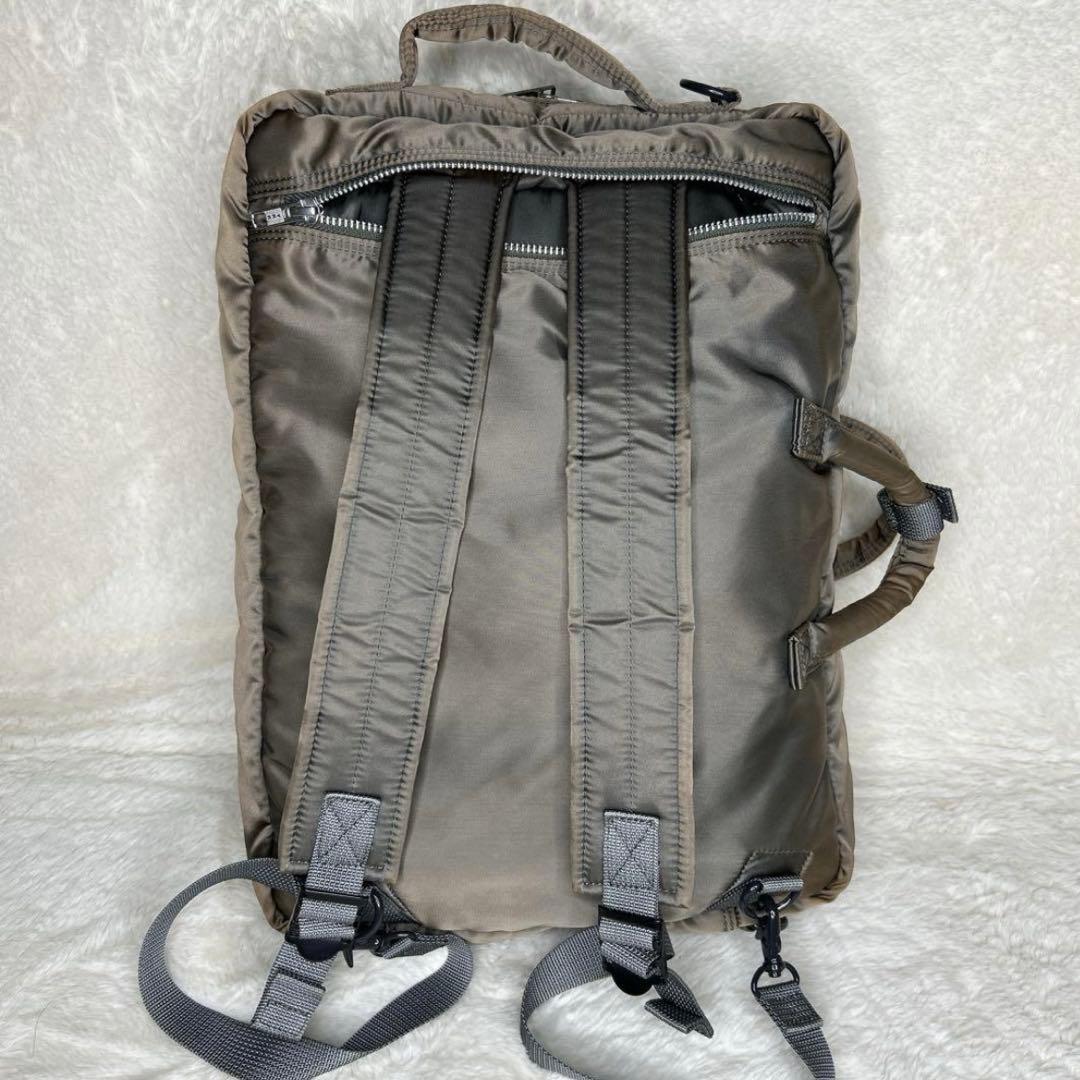 良品 PORTER ポーター タンカー 3way ブリーフケース　シルバーグレー