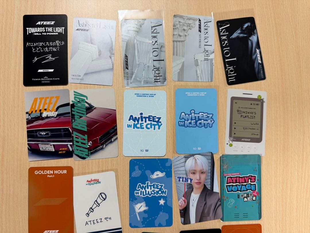 ATEEZ ミンギ　各種　トレカセット