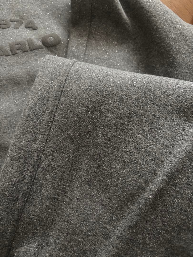 ZARA グリッターテキストスウェットシャツ　パンツ上下　セットアップ