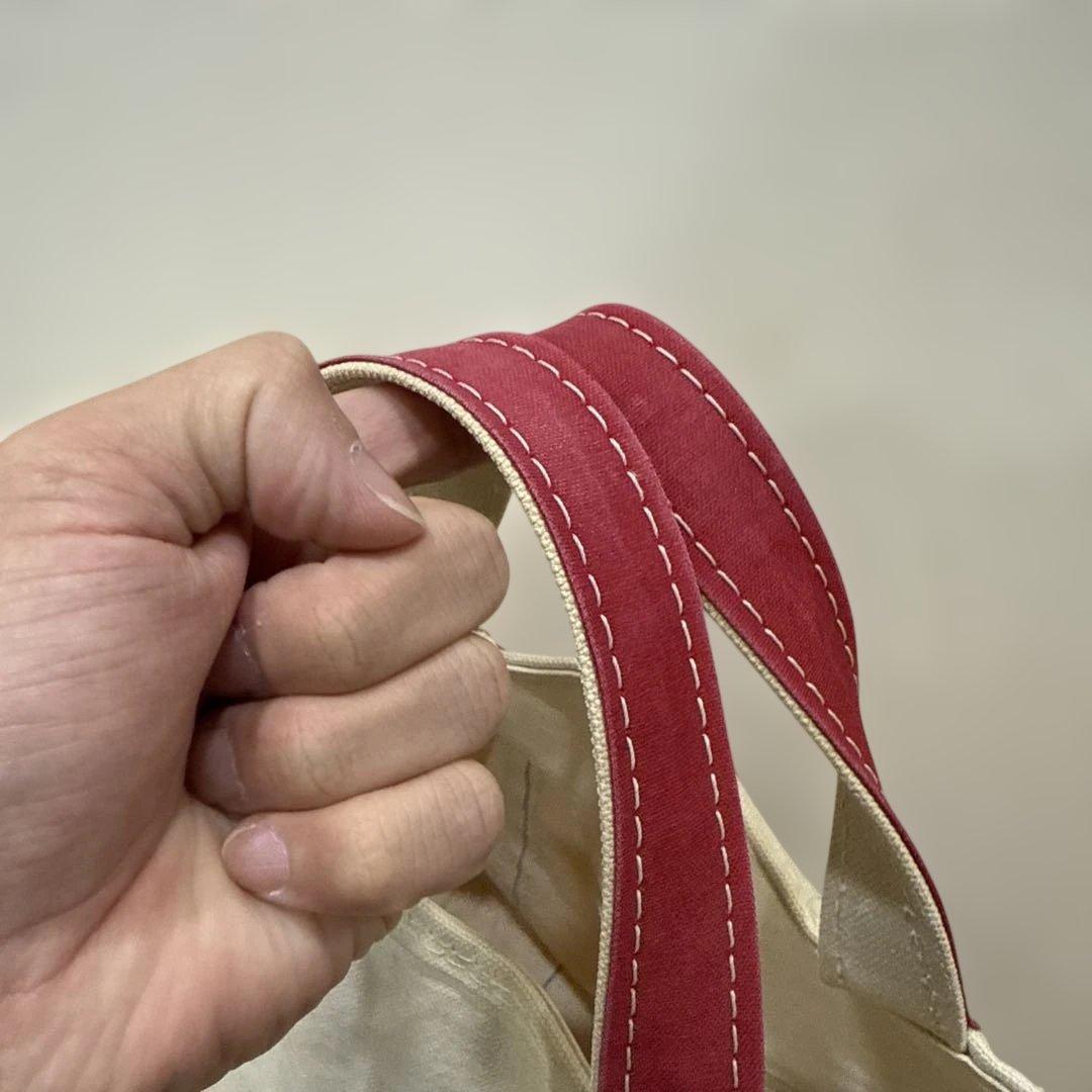 L.L.Beanエルエルビーン 80's 2色タグ トートバック レッド