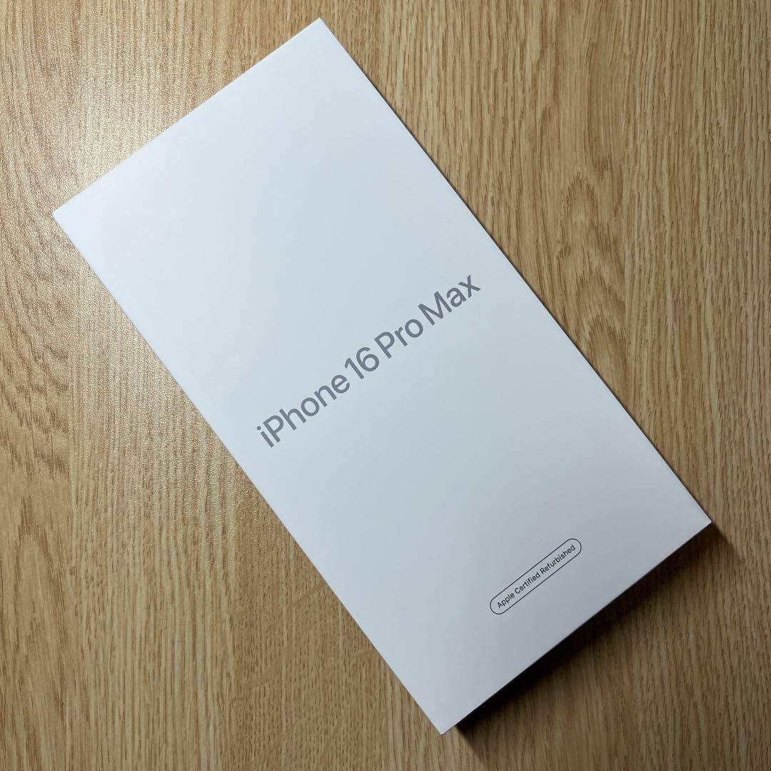 新品、未開封 iPhone 16ProMax 256GB ナチュラルSIMフリー