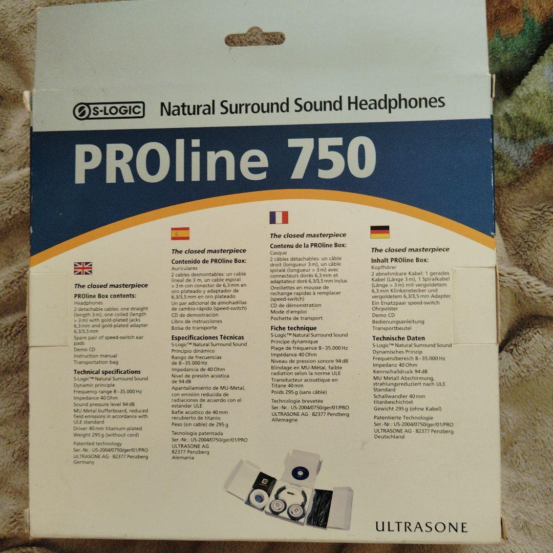 ULTRASONE ヘッドフォン PROline750 密閉ダイナミック中古完品