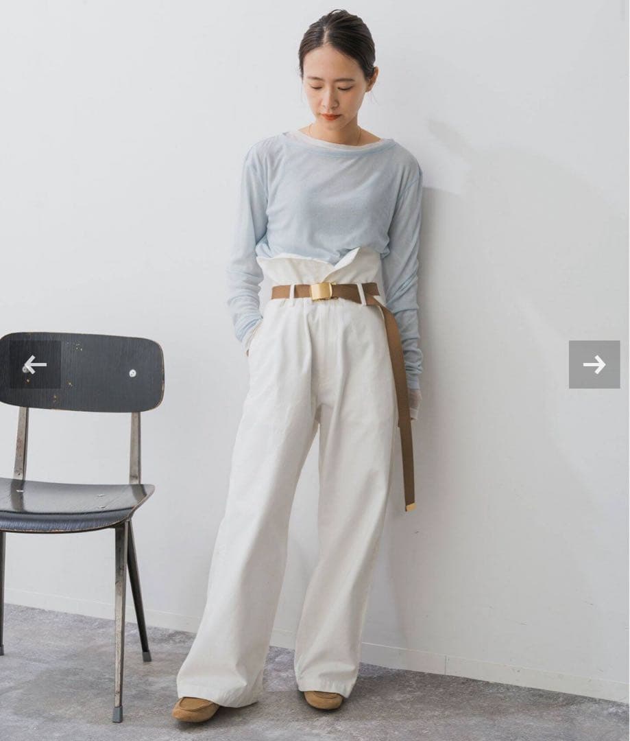 Spick ＆ span Higuchi*S2WAYハイウエストパンツ