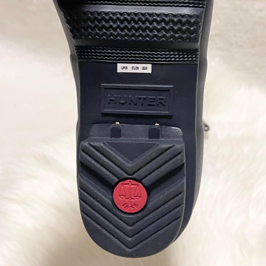 HUNTER ハンター レインブーツ オリジナル トール ネイビー UK6