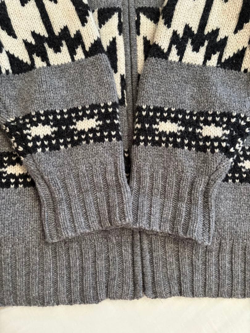 美品　FRAMeWORK ジャガードZIPカーディガン フレームワーク