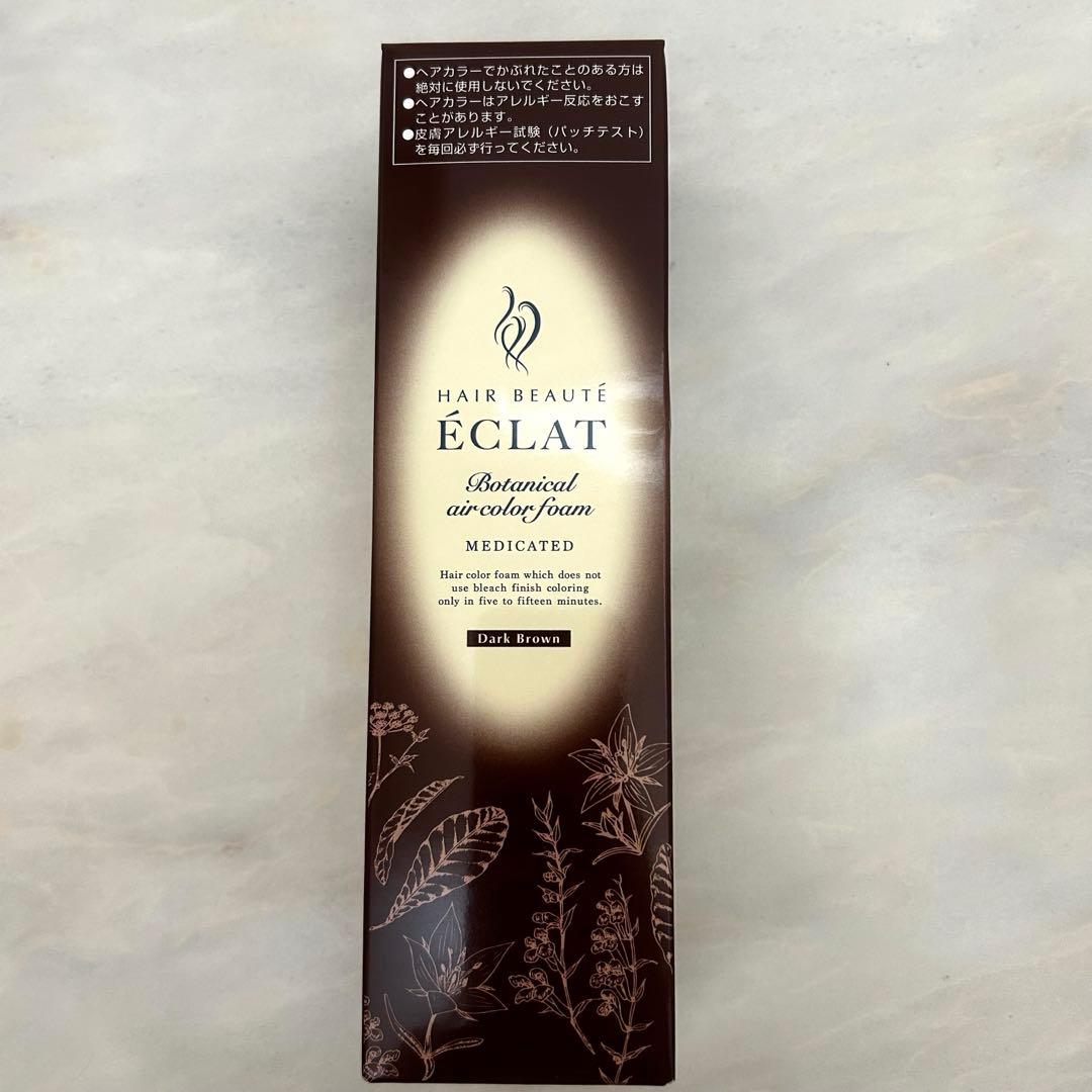 ヘアボーテエクラ ボタニカルエアカラーフォーム EX ダークブラウン セット
