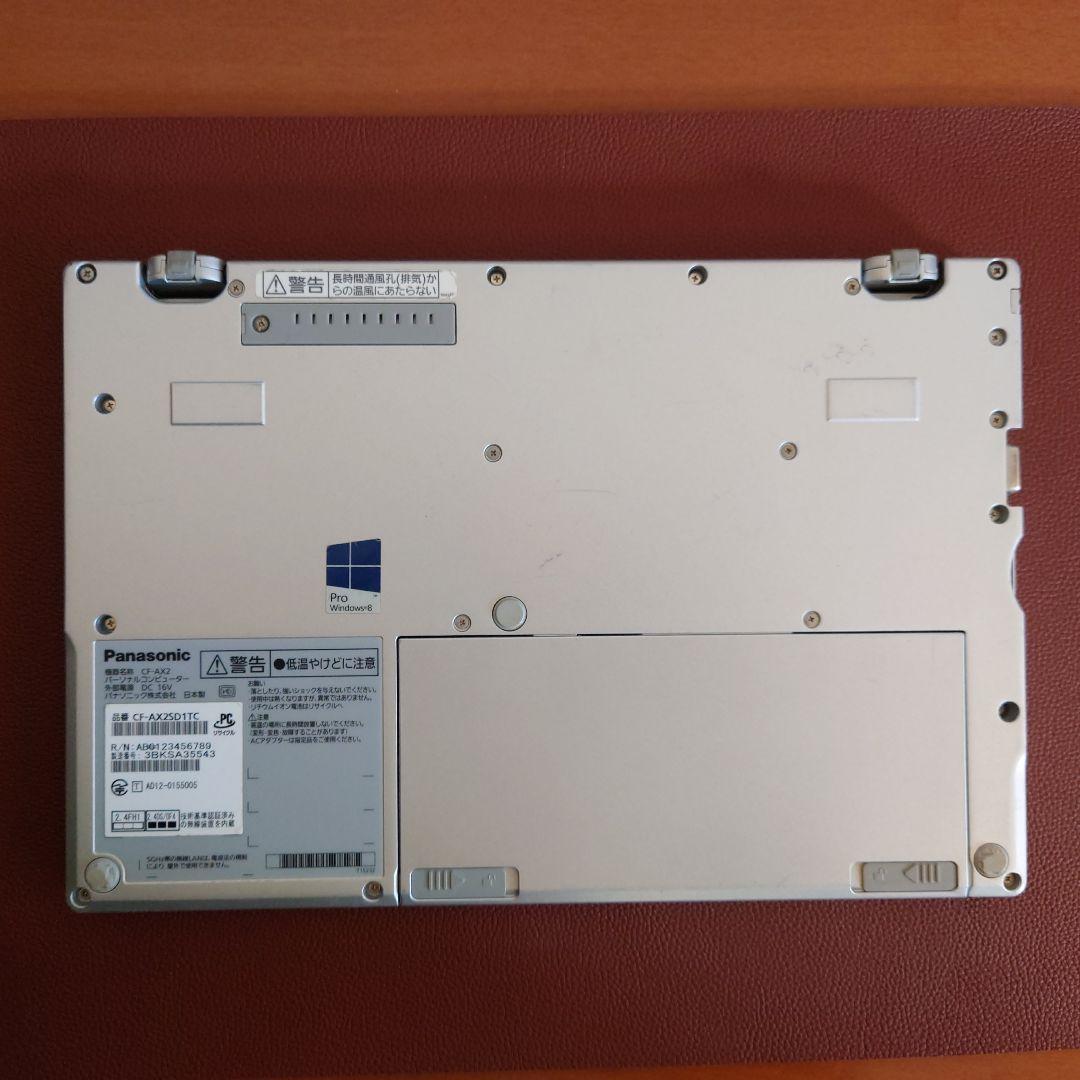 レッツノート　CF-AX2　タッチパネル　 i5　SSD　オフィス　Win11