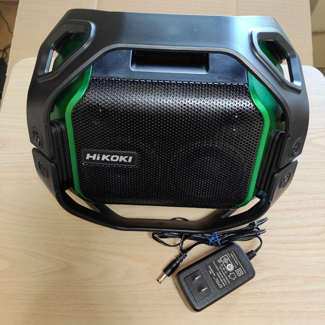 【美品】HiKOKI　BluetoothワイヤレススピーカーACアダプター付き