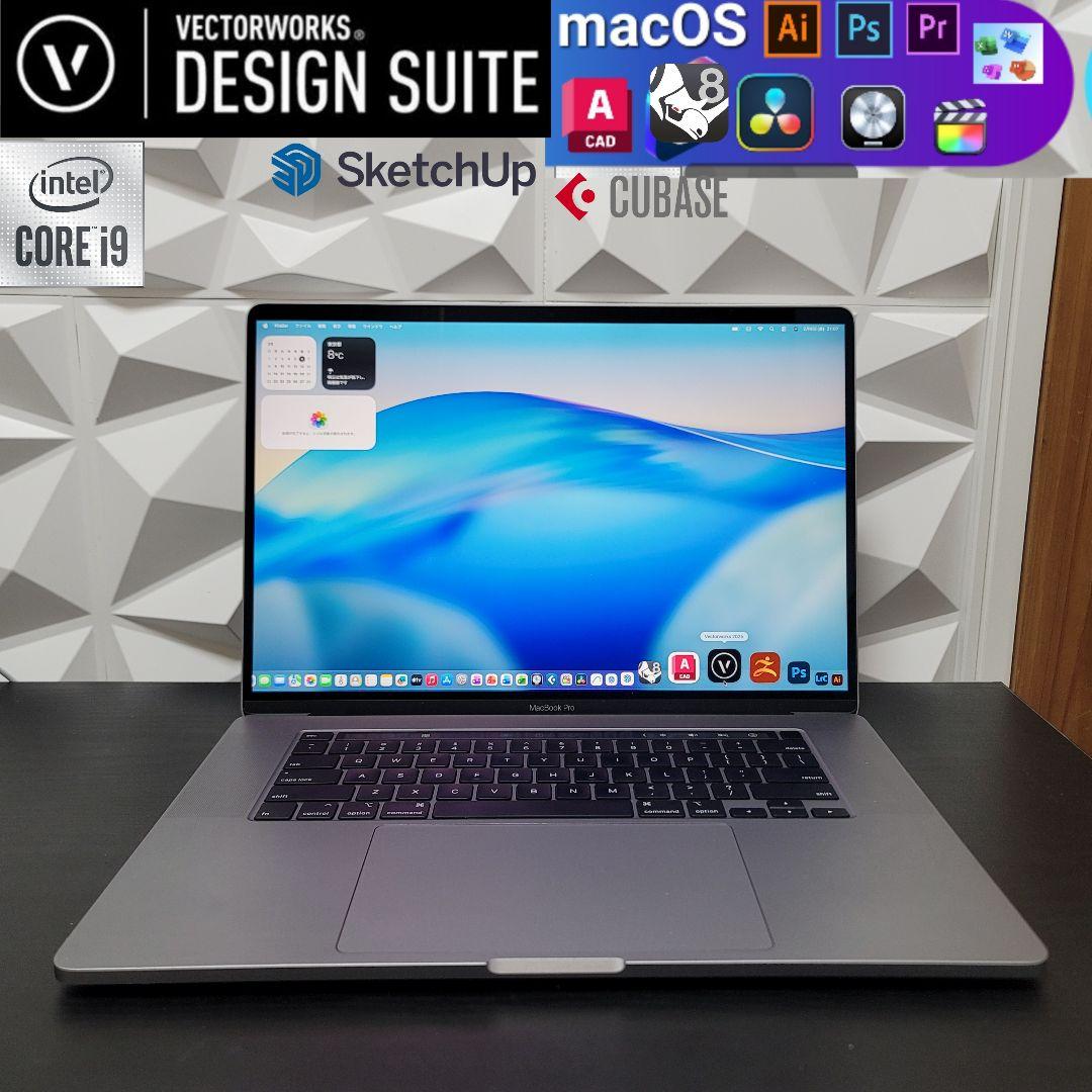 美品 MacBook Pro 16インチ i9 64GB CAD&3D設計