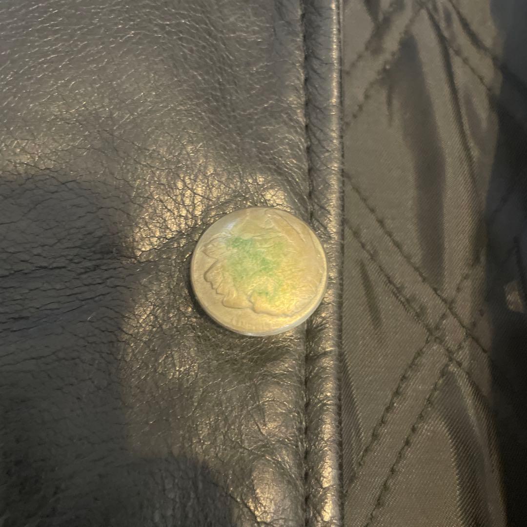 オールドGAP カーコート　ブラック レザージャケット XS 牛皮