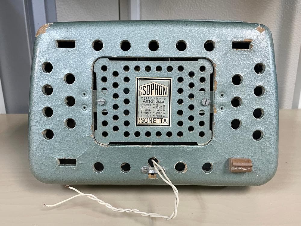 ISOPHON イソフォン イソネッタ 楕円フルレンジ スピーカー ドイツ