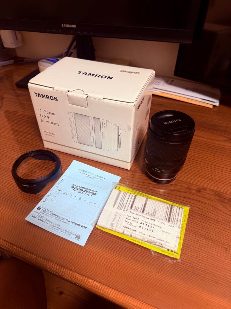 美品TAMRON17-28mm F2.8 Di III RXDソニーEマウント