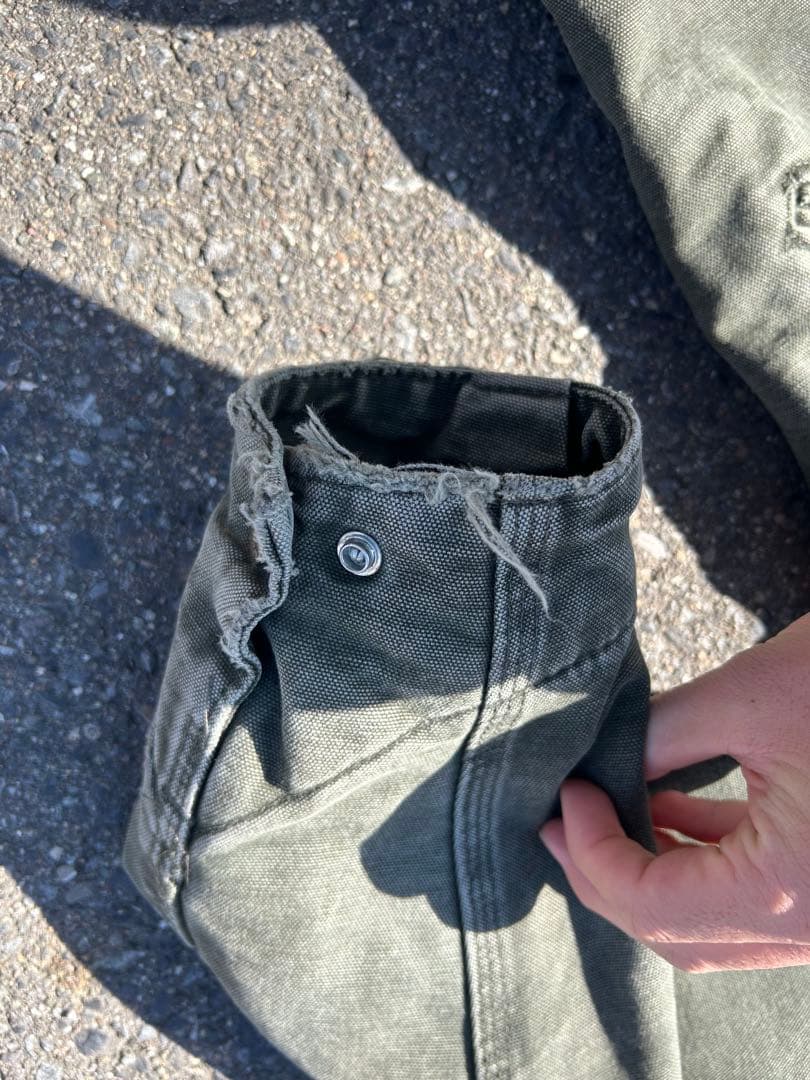 【雰囲気抜群】Carhartt デトロイトジャケットモスグリーン J97 MOS