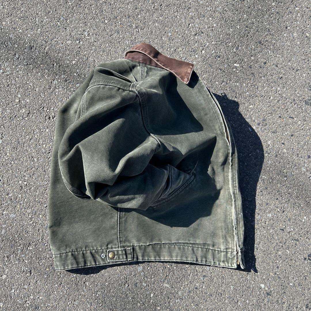 【雰囲気抜群】Carhartt デトロイトジャケットモスグリーン J97 MOS