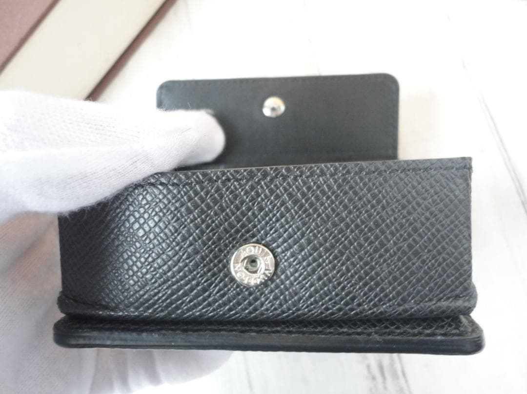 超美品☆超希少☆ヴィトン【タイガ】新型ケース【レザー パース】D01