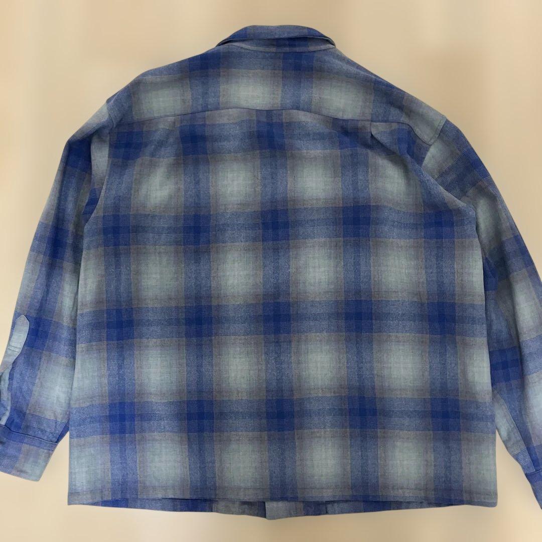 Pendleton ボードシャツ ブルー オンブレ