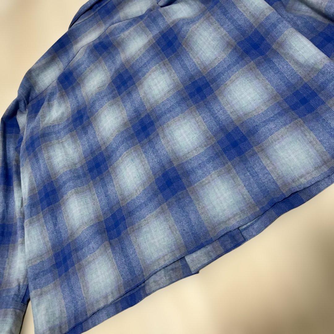 Pendleton ボードシャツ ブルー オンブレ