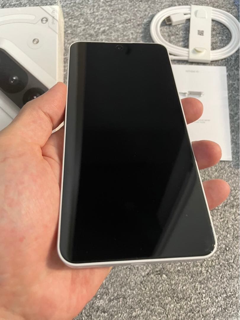 【おまけ&ほぼ新品)】Nothing Phone (3a) ホワイト256GB