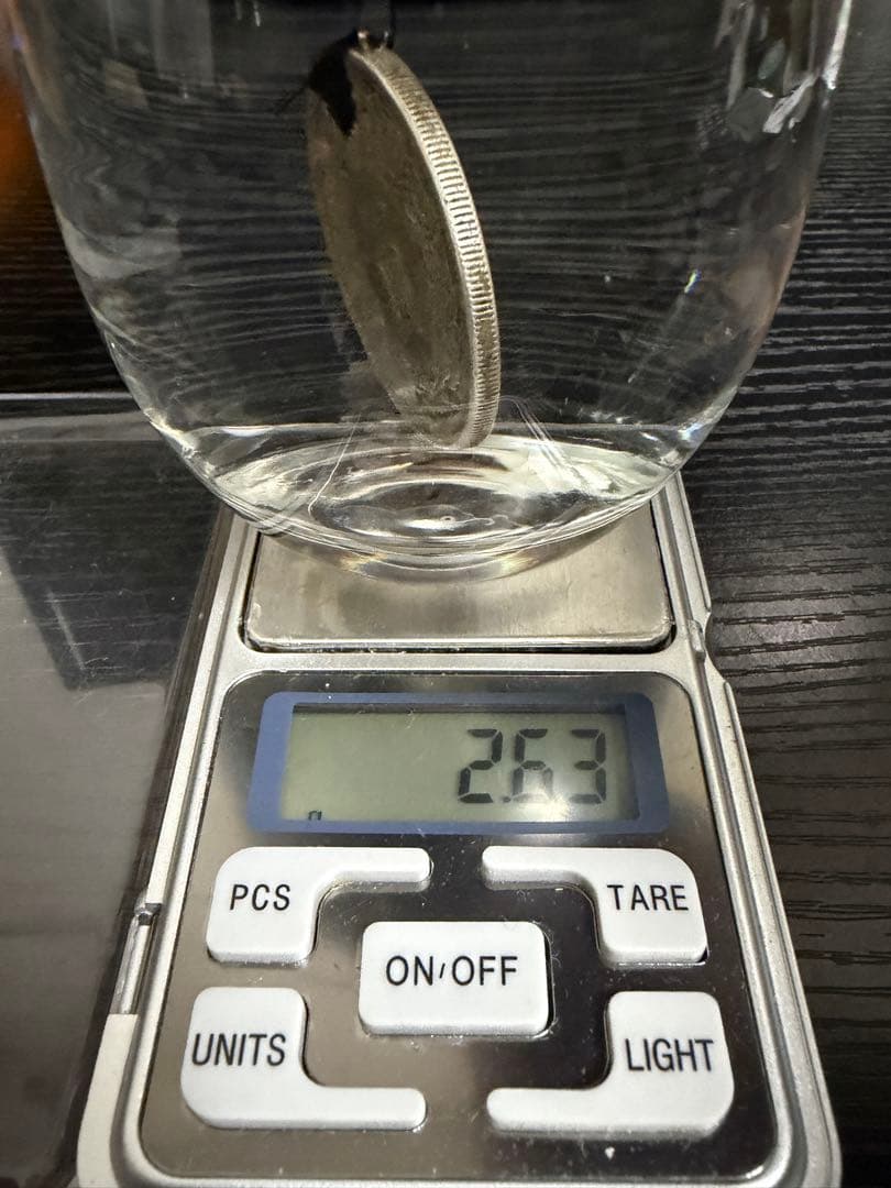 新1円銀貨 一円 一圓 修正 日本 古銭 明治37年