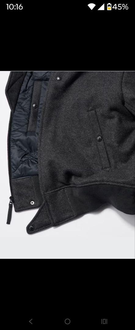 ユニクロ × エンジニアードガーメンツ　パフテックミリタリーブルゾンヒートテック