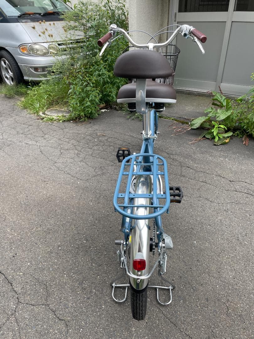 シティサイクル サギサカ こげーる ノラッセ 20型 3段変速　マットブルー)