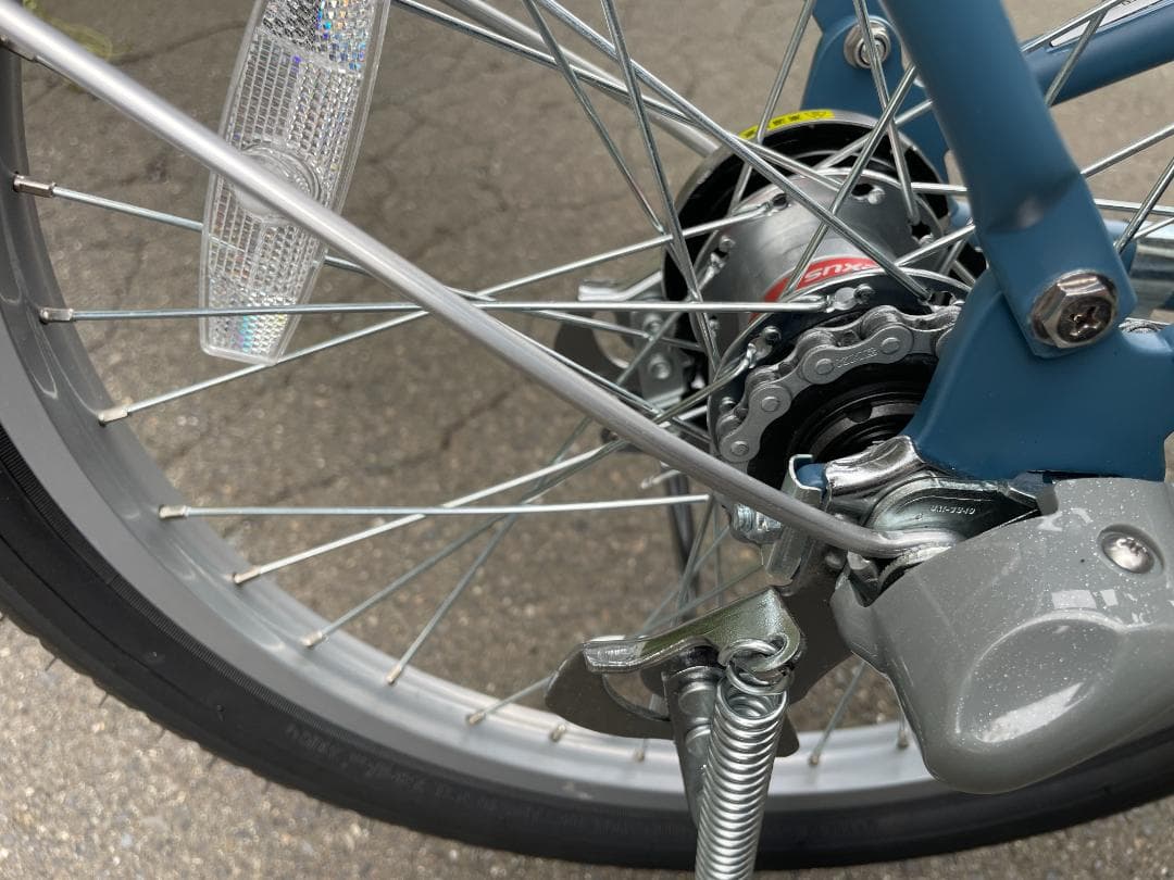 シティサイクル サギサカ こげーる ノラッセ 20型 3段変速　マットブルー)