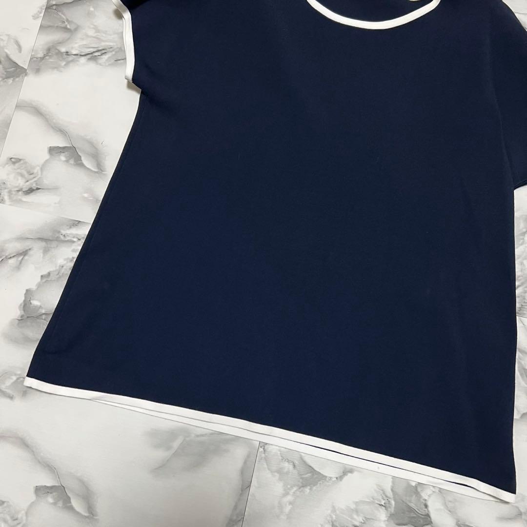 【美品】マックスマーラ　アンサンブル　白タグ　半袖ニット　カーディガン　L