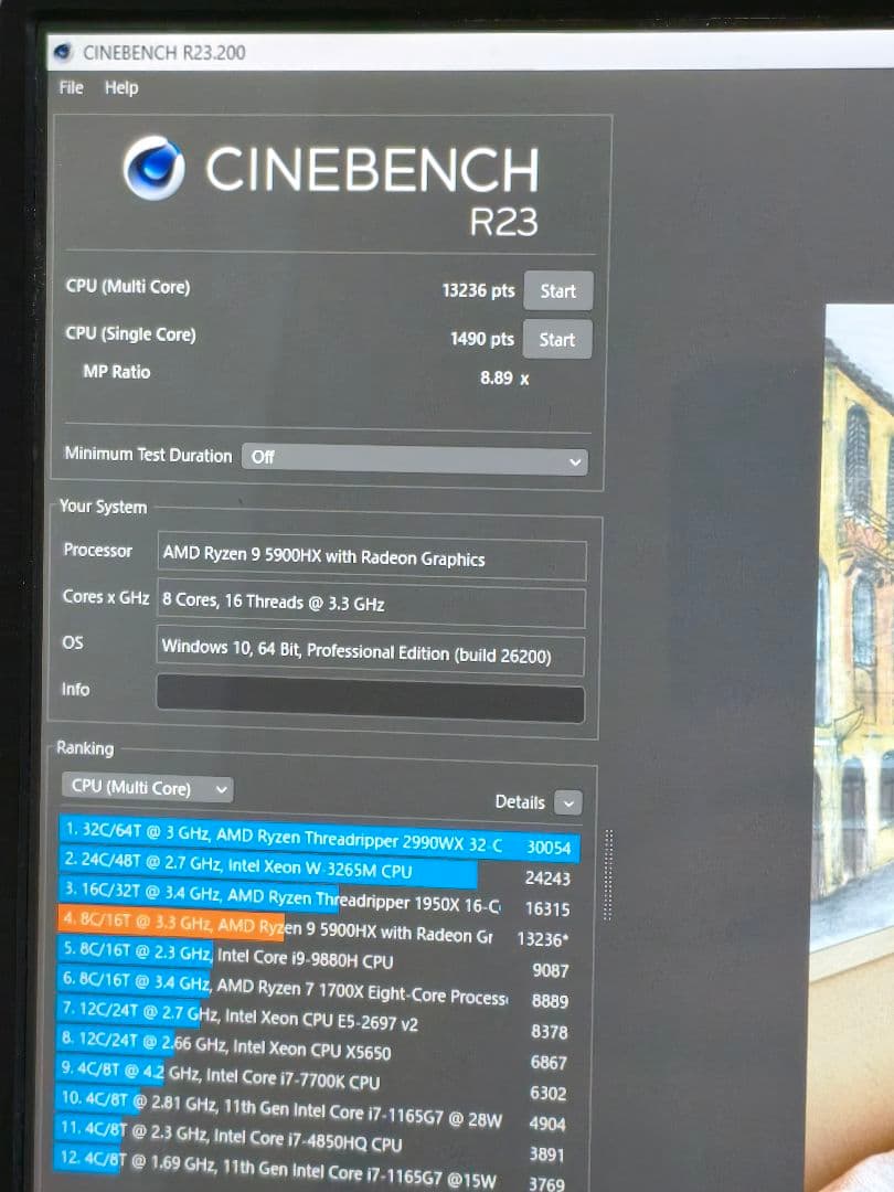 MINISFORUM HX90 小型PC Ryzen9 5900HX 美品