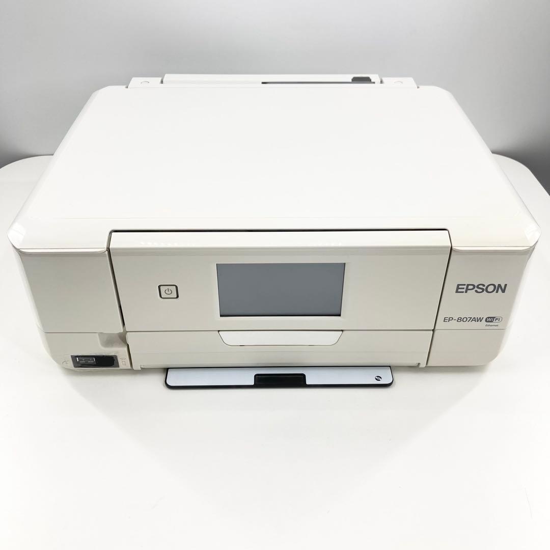 EPSON EP-807AW プリンター 現状品 ジャンク インク切れ