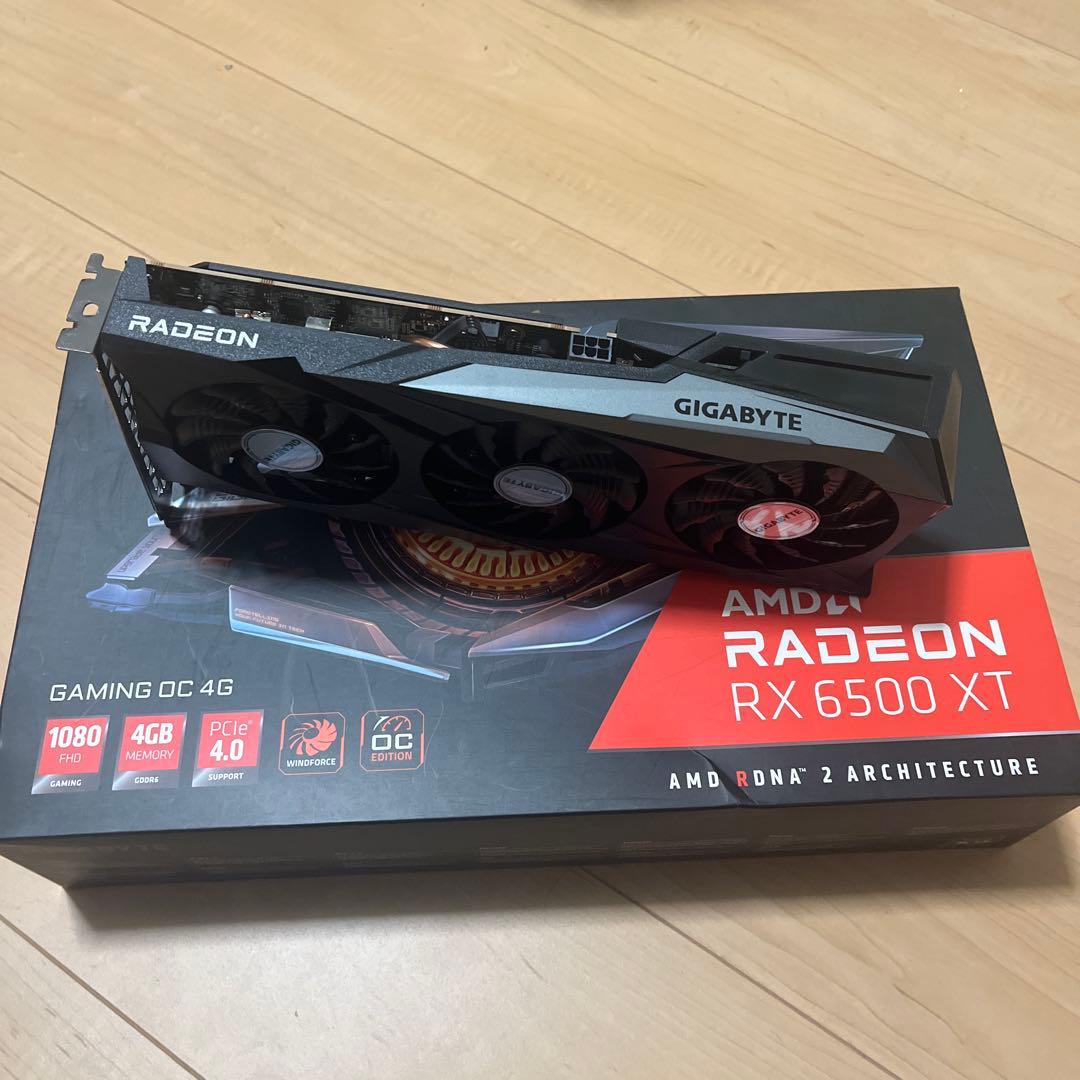 グラフィックボード・グラボ・ビデオカード GIGABYTE RX 6500 XT 4GB