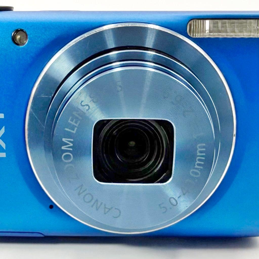 キヤノン CANON IXY 90F ブルー コンデジ カメラ 中古