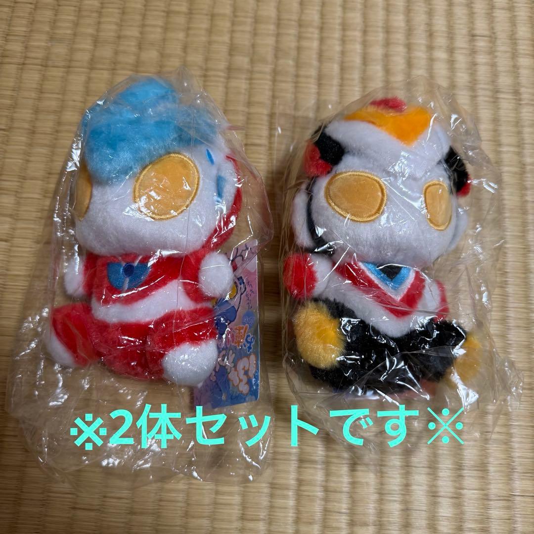 【新品】ウルトラマンギンガ　ウルトラマンビクトリー　ふわふわお座りぬいぐるみ