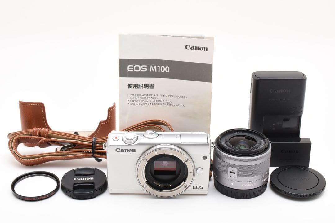 美品　CANON EOS M100 EF-M 15-45mm IS STM