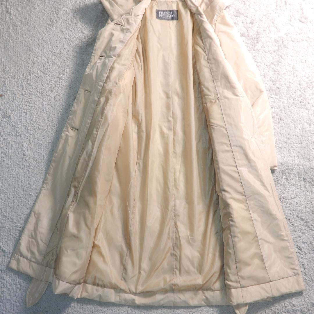 フランコフェラーロ 大きめフード ロング ダウンジャケット ダウンコート 2